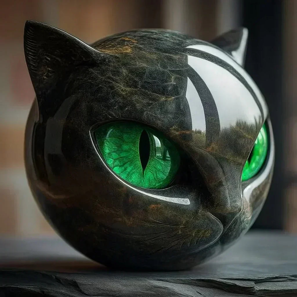 Mysthéra – Bezaubernde Katzenskulptur