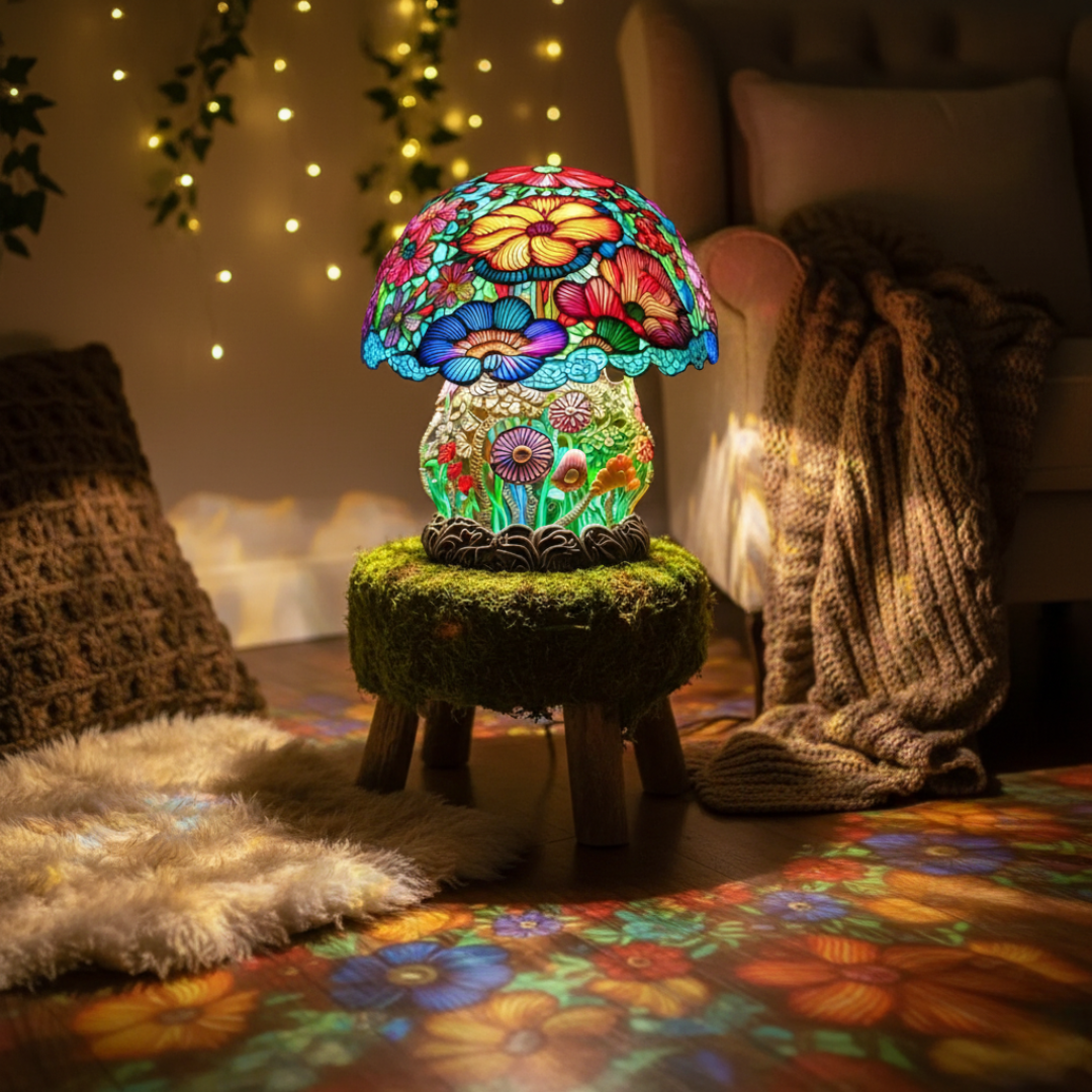 Dekorativ Pilz-Lampe