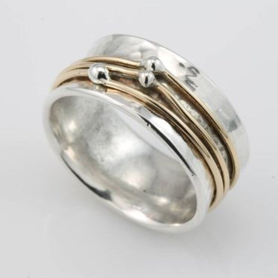 Bianca – Goldfarbener Vintage-Ring