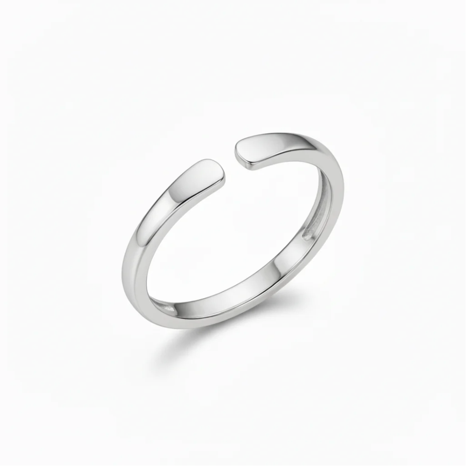 1+1 GRATIS – Verstellbarer Ring mit Initiale