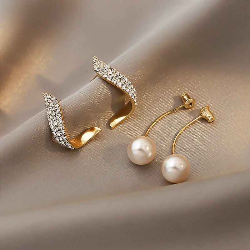 Kimberly – Vintage-Ohrringe in Silber