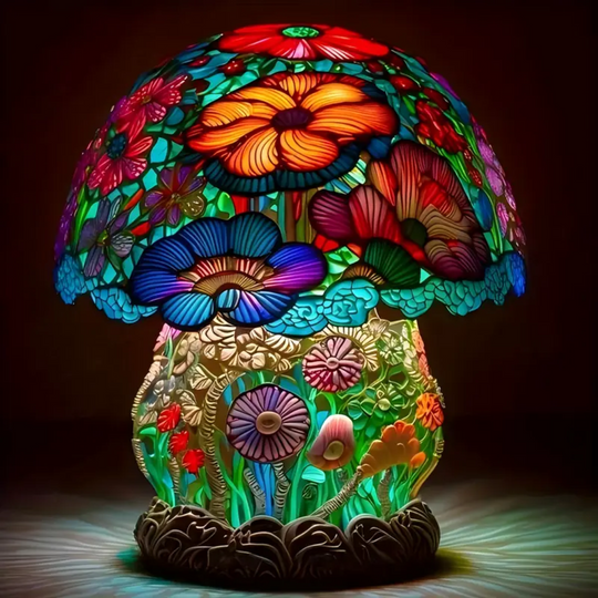 Dekorativ Pilz-Lampe