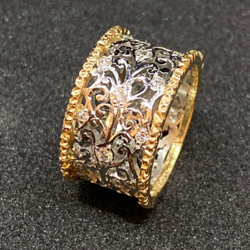 Zena – Vintage-Ring mit Zirkonia