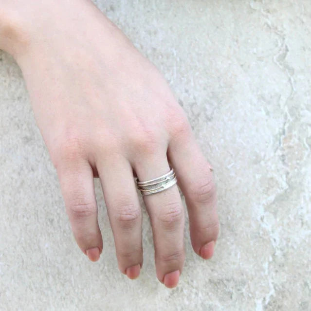 Bianca – Goldfarbener Vintage-Ring